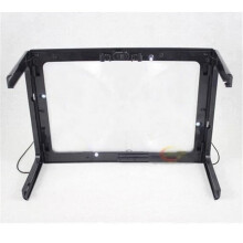 Loupe de lecture A4 pleine page avec grande lampe mains libres et loupe LED