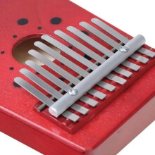 Kalimba à 10 lames en bois rouge – Instrument de musique de Décopine