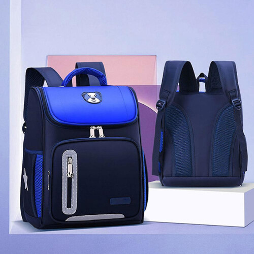 (Medium, Sky blue) Cute Backpack Large Capacity Light Weight School Bag for School 2