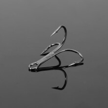 Hameçons triples - OMABETA - Lot de 50 - Acier à haute teneur en carbone - 5 tailles - Assortiment