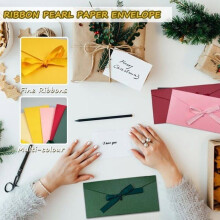 CCYKXAA Lot de 15 enveloppes rétro en papier kraft, enveloppes colorées, enveloppes pour cartes postales, enveloppes en papier nacré,