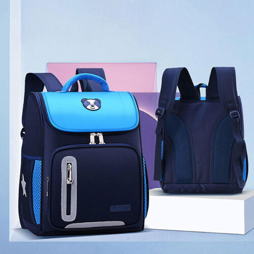 (Large Size, Bright Red) Cute Backpack Large Capacity Light Weight School Bag for School 2