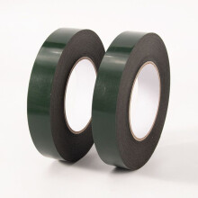 12mm roll of black double-sided foam adhesive tape, waterproof mounting tape roll for car trim, license plates