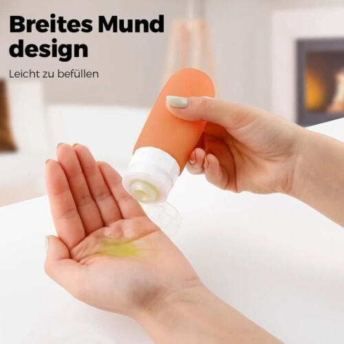 Travel Bottles - Not specified - 17 pieces - Silicone - Leakproof - Refillable 1