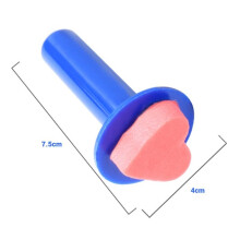 Set of 5 sponge brushes for children, babies, kids, flowers, love, heart, star, drawing, painting, coloring, gifts