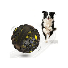 Balle à mâcher indestructible pour chiens agressifs, tailles moyennes et grandes, nettoyage dentaire, balle interactive