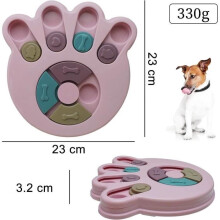 Food Dispenser Toy - AMOUNE - Interactive Ball - Pink - Durable - Long-lasting