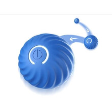 Jouet interactif pour chien - Balle intelligente - Balle roulante en silicone durable - Intérieur - Jouet multicolore