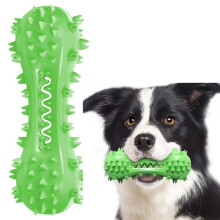Jouet pour chien indestructible (1 pièce), jouet de dentition, os ultra résistant, 18 x 8 cm, en caoutchouc durable.