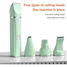 4-in-1 Pet Clipper - Stainless Steel - USB Rechargeable - Quiet Design