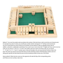 Plaque numérotée en bois - Jeu de société - Bois non toxique et sans danger - Intérieur