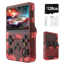Console de jeux portable rétro R36S, système Linux open-source, carte TF 128 Go, plus de 30 000 jeux classiques, écran IPS 3,5 pouces