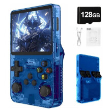 Console de jeux portable rétro R36S, système Linux open-source, carte TF 128 Go, plus de 30 000 jeux classiques, écran IPS 3,5 pouces,