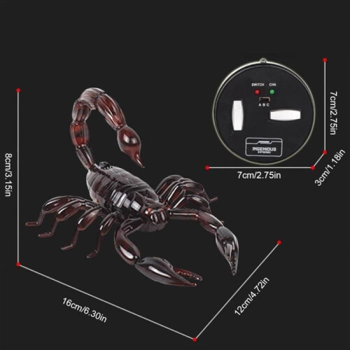 RC Scorpion Toy - SCORPION - Remote Controlled, Realistic, Electric Prank