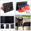 5 Gang Rocker Switch Panel, Rocker Switch Panel, Electrical Panel for Boat/Car, Waterproof, 12V/24V 3