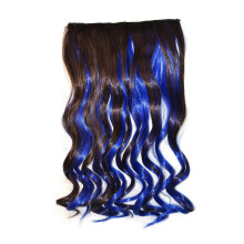 (A) Hairpiece Extensions with Clips Soft Thick Synthetic Hair Extensions for Women for Adult Teens