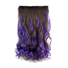 (F) Hairpiece Extensions with Clips Soft Thick Synthetic Hair Extensions for Women for Adult Teens