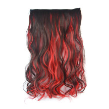 (E) Hairpiece Extensions with Clips Soft Thick Synthetic Hair Extensions for Women for Adult Teens