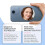 (2PCS) 1-6x JUE-FISH Compatible with Mag Safe Selfie Mirror Portable Photography Auxiliary 4