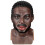 Big Brother latex maske, festfrisure 1