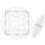 (12 inch) 2Pcs Placemat Sewing Pattern Plastic Template Handwork DIY Craft Stencil for Household 1