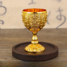 (Gold)Taza de licor moderna simple con detalles metálicos para bar personal y coleccionistas