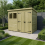 8 x 4 Pent Shed Tanalised (Double Door, With Windows) 1