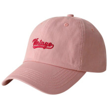 (Pink) Deep Crown Baseball Cap Breathable Small Crown Cap for Adults Kids Teens