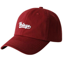 (Red Wine) Deep Crown Baseball Cap Breathable Small Crown Cap for Adults Kids Teens