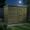 8 x 4 Pent Shed Tanalised (Single Door, No Windows) 3