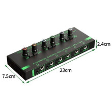 6-Kanal Mini-Kopfhörerverstärker HA400 Ultrakompakter Stereo-Audioverstärker für Musik