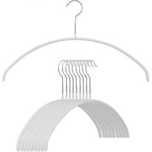 (10pcs, Extra White) Semicircle Rodless Clothes Rack Thicker and Stronger Good Toughness Household Supply