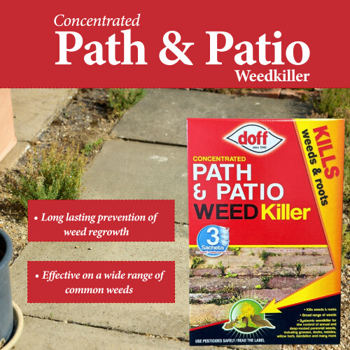 Doff DOFF Path Patio Weedkiller Sachets Pack of 3 2