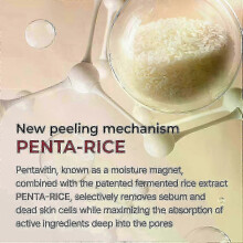 (2pcs, B) Peel Shot Glow Rice Ampoule Duo - White & Black Rice Exfoliating Scrub for Face & Body, Dead Skin & Blackhead Remover for All Skin Types