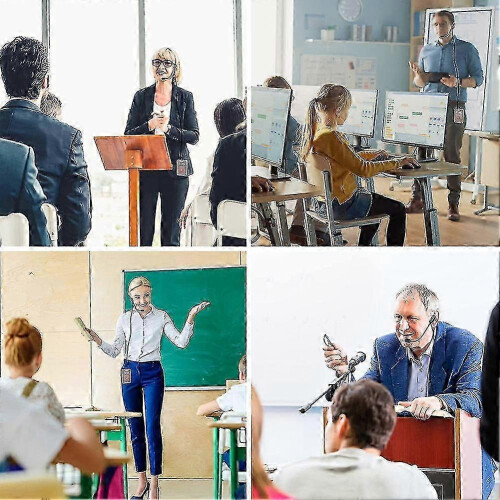 Portable Voice Amplifier for Teachers with Microphone Headset,rechargeable Speaker for Training,tou 1