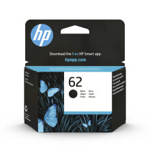 HP 62 Black Original Ink Cartridge (C2P04AE) – Works with: HP ENVY 5540, 5542, 5544, 5545, 5546, 5548, 5642, 5644; OfficeJet 200 Mobile, 250 Mobile,