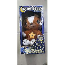 (With music, Brown Bear) Children's animal starry sky projection lamp sleeping lamp doll projection lamp 25-26s