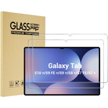 ProCase 2 Pack Screen Protector for Galaxy Tab S10 Plus 2024/Tab S9 FE Plus/S9 Plus/S8 Plus/S7 FE/S7 Plus 12.4 inch 2023, Tempered Glass HD Clear Fil