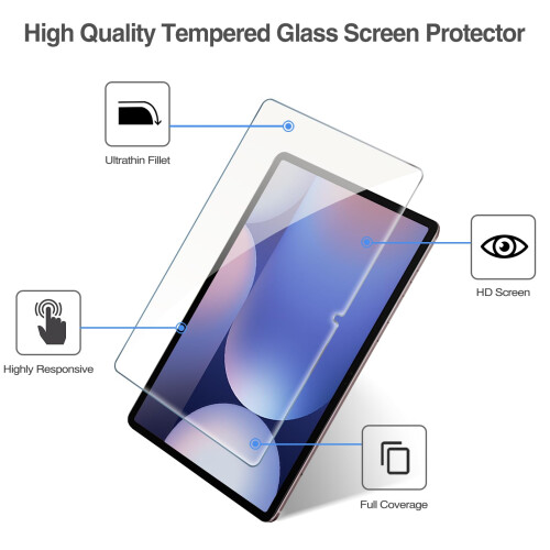 ProCase 2 Pack Screen Protector for Galaxy Tab S10 Plus 2024/S9 FE Plus 2