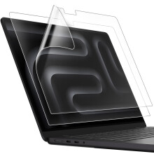 JETech Screen Protector for MacBook Pro 16-Inch (M1-M5, 2021-2026), Anti-Glare PET Matte Film, Anti-Fingerprint, 2-Pack