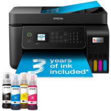 Epson EcoTank ET-4800 Ink Tank Printer | Home & Small Office Use | Wireless & Ethernet| A4 | Print, Copy, Scan, Fax | 3.7cm LCD Screen | ADF | Includ