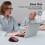 TeckNet TECKNET Bluetooth Mouse, 4800DPI Wireless Mouse Computer Silent Click USB Mice Bluetooth 3.0/5.0 and 2.4GHz Connectivity with 6 Adjustable DPI, 30 Mo 4