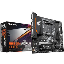 Gigabyte B550M AORUS ELITE Motherboard - Supports AMD Ryzen 5000 Series AM4 CPUs, 5+3 Phases Pure Digital VRM, up to 4733MHz DDR4 (OC), 2xPCIe 3.0 M.