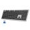 TeckNet TECKNET Wireless Keyboard 2.4GHz Bluetooth Rechargeable for Multi Device 1