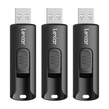 Lexar A30E 32GB 3 pack Flash Drive USB 3.2 Up to 100MB/s Read, USB Drive for Storage Expansion and Backup, Memory Stick for PC and Mac systems