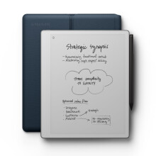 reMarkable Paper Pure with Marker Plus and Ocean Blue Sleeve Folio