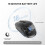 TeckNet TECKNET Wireless Mouse, Bluetooth Mouse (BT5.2/3.0 & 2.4G), Computer Mice Silent Portable,1600 DPI Optical Mouse Sensor, Ergonomic Cordless Mouse for 5