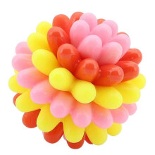(Pink) Dog Balls Multifunctional Design for Total Engagement for Daily Dentals Care Routine
