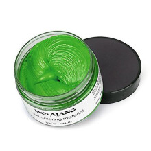 (Green) Men's Hair Wax 120g Extra Strong Hold Hair Styling Clay Quickly Dry & Easy to Clean Hair Fixing Tool for All Type Hair