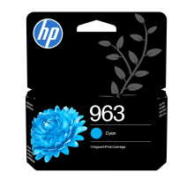 HP 963 Cyan Original Ink Cartridge (3JA23AE) - Works with: OfficeJet Pro 9010/9010e, 9020/9020e series